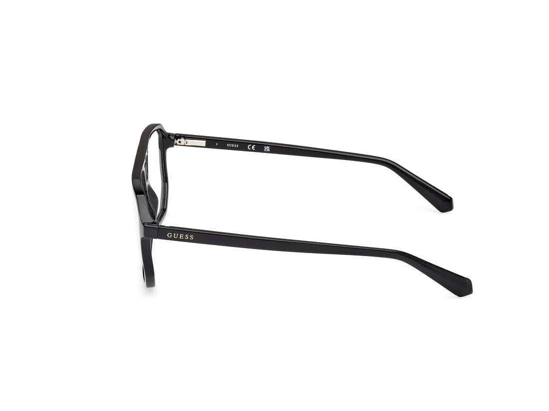 Occhiali da vista guess gu50219 001 negro navigator masculino taglia 56mm - Vista dettagliata