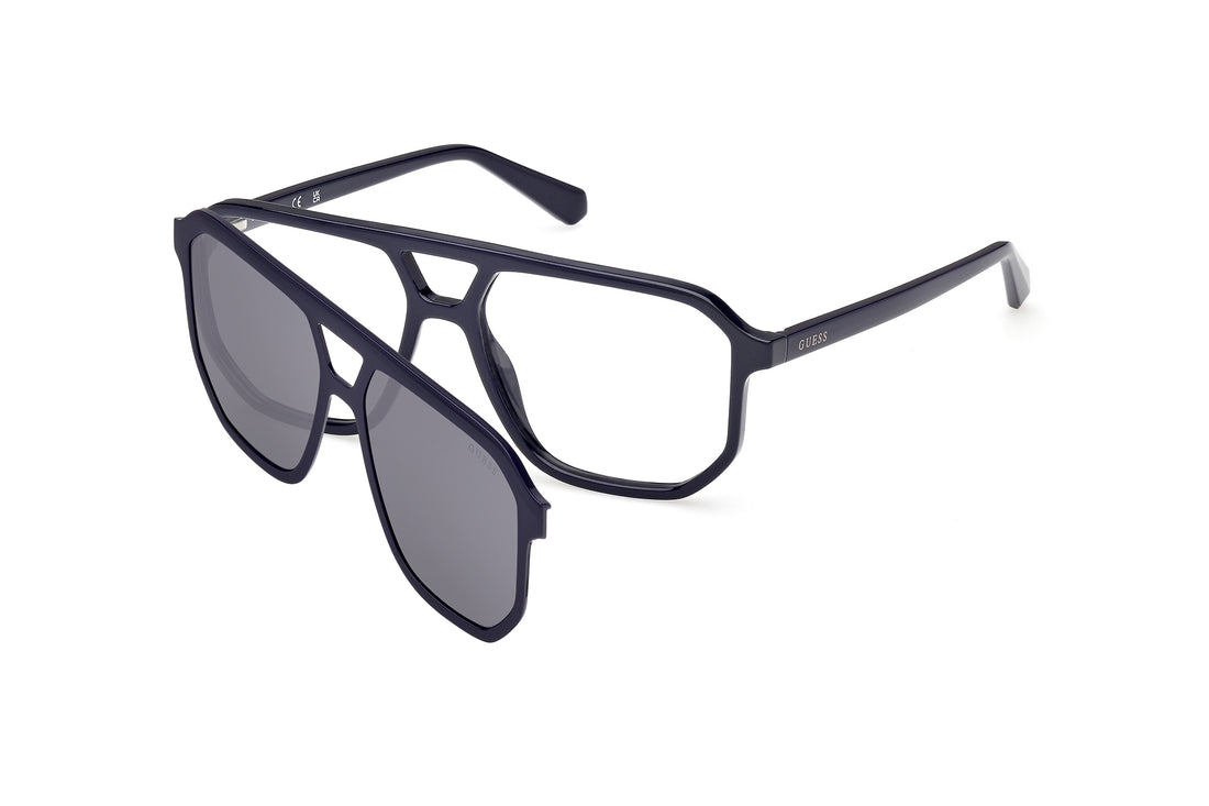 Occhiali da vista guess gu50219 090 azul navigator masculino taglia 56mm - Vista principale