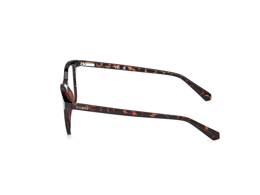 Brillen guess gu50220 052 havana square masculino größe 50mm - Detailansicht