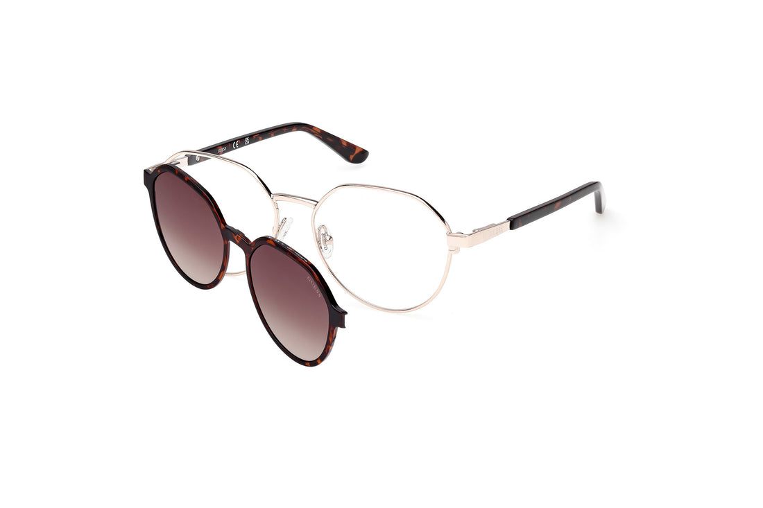 Brillen guess gu50221 032 dorado geometric femenino größe 54mm - Hauptansicht