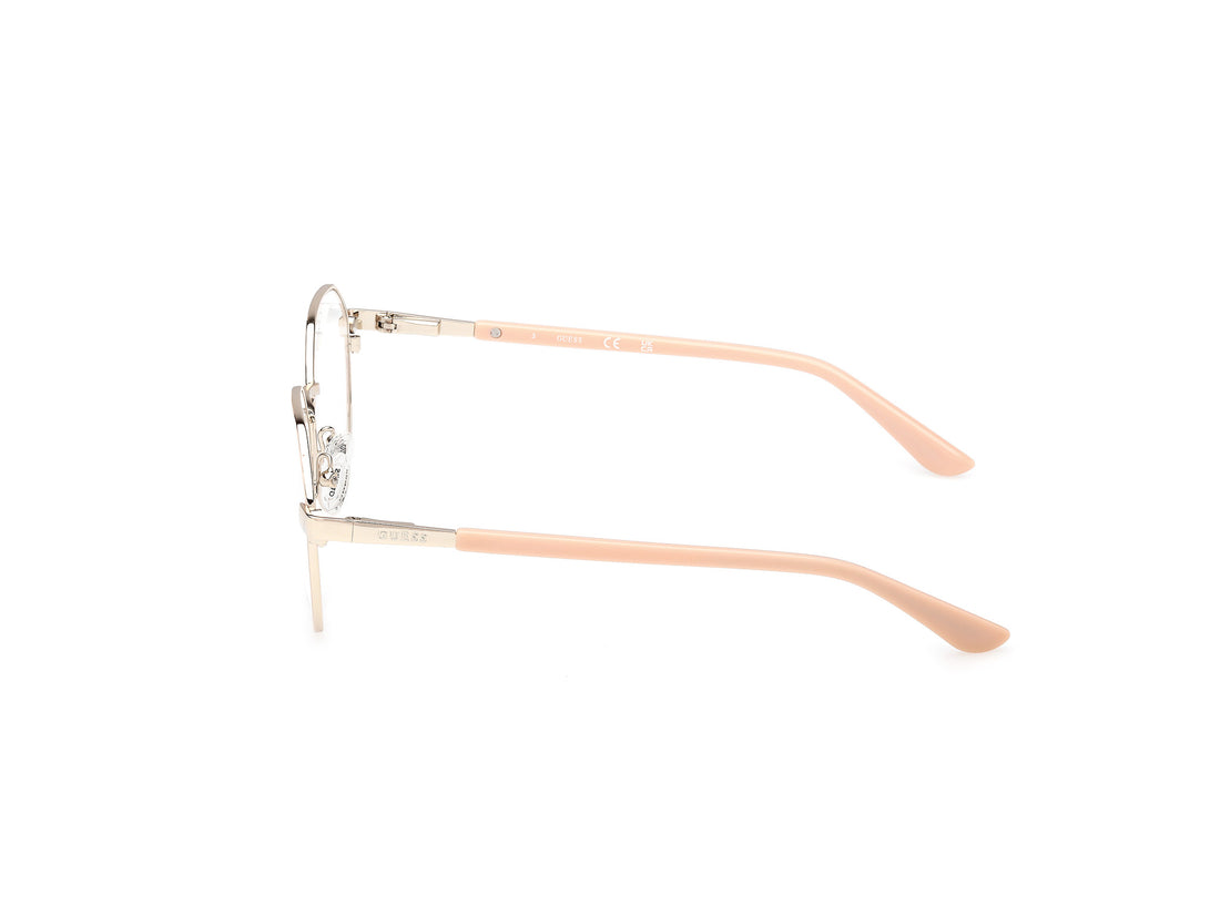 Brillen guess gu50221 058 beige geometric femenino größe 54mm - Detailansicht
