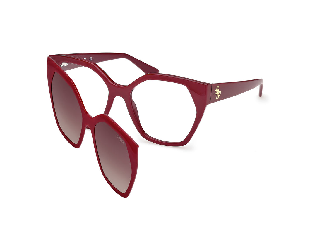Brillen guess gu50222 069 burdeos geometric femenino größe 56mm - Hauptansicht