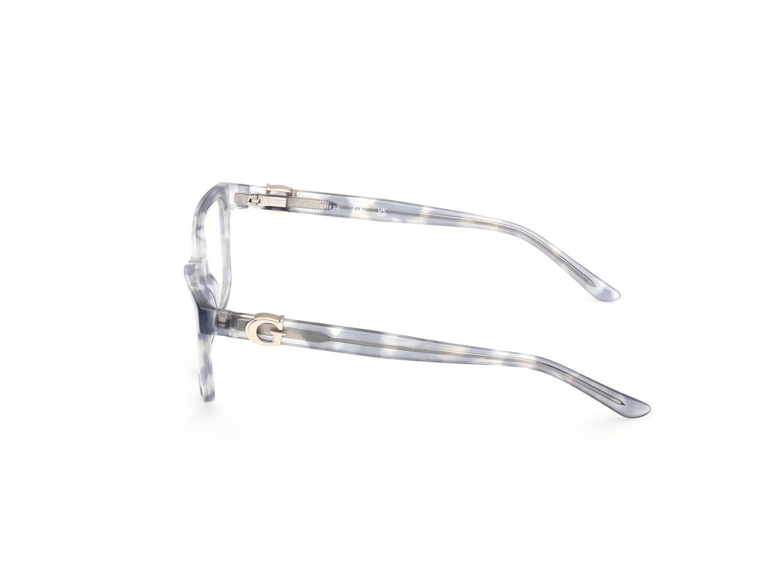 Prescription glasses guess gu50227 092 azul rectangular femenino size 52mm - Detailed view