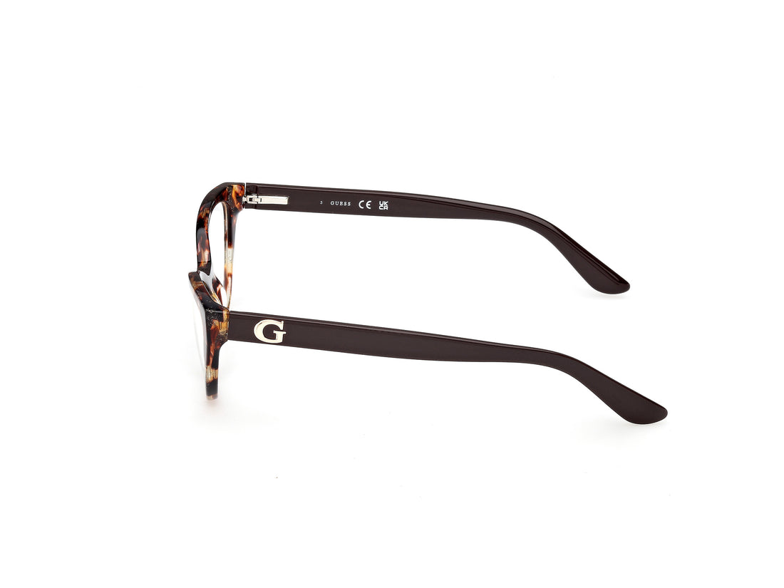 Occhiali da vista guess gu50236 052 havana cat eye femenino taglia 54mm - Vista dettagliata