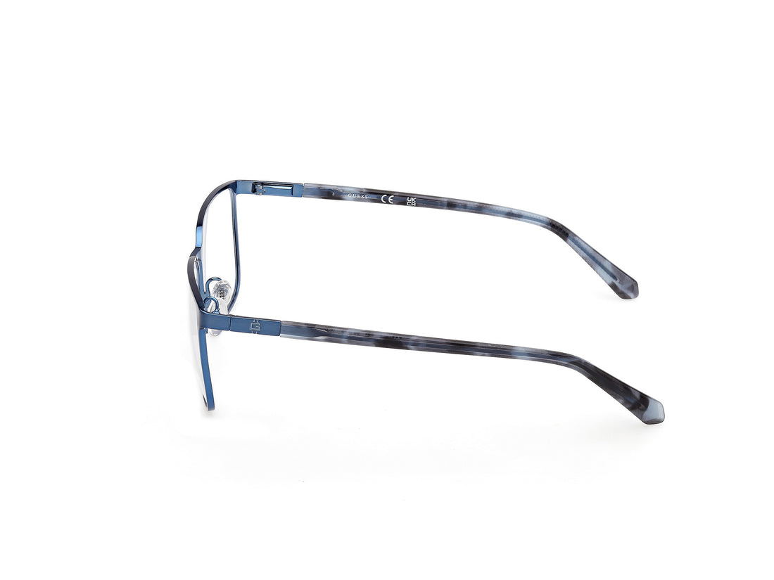 Occhiali da vista guess gu50243 091 azul square masculino taglia 56mm - Vista dettagliata