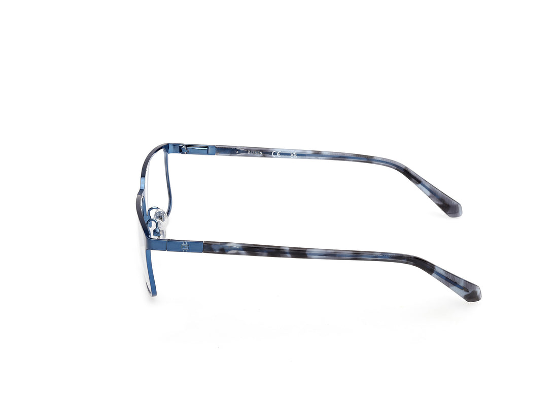 Occhiali da vista guess gu50244 091 azul rectangular masculino taglia 55mm - Vista dettagliata
