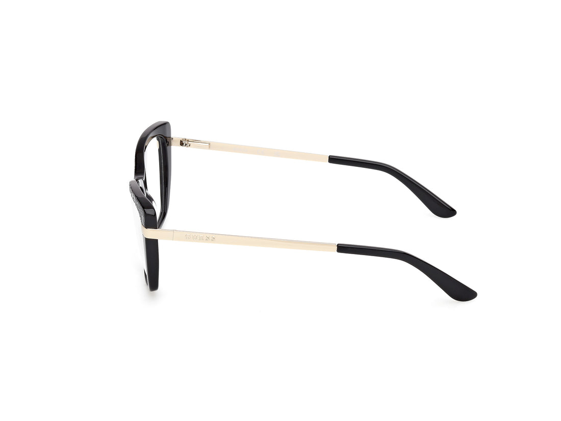 Occhiali da vista guess gu50246 001 negro rectangular femenino taglia 54mm - Vista dettagliata