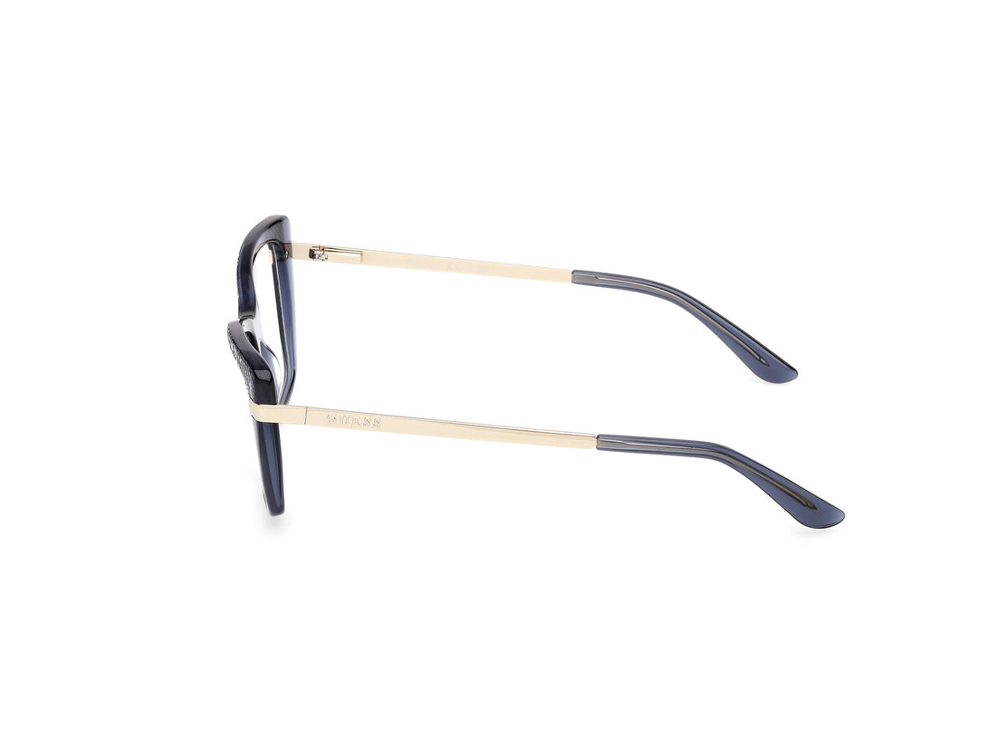 Occhiali da vista guess gu50246 090 azul rectangular femenino taglia 54mm - Vista dettagliata
