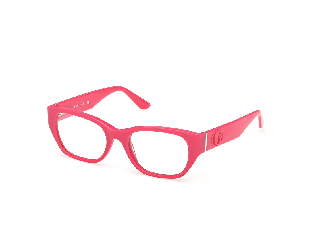 Lunettes de vue guess gu50304 072 rosa rectangular femenino taille 52mm - Vue principale