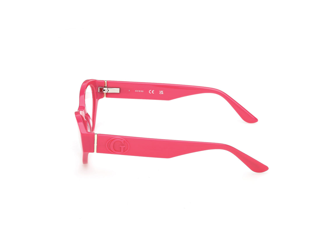 Lunettes de vue guess gu50305 072 rosa cat eye femenino taille 52mm - Vue détaillée