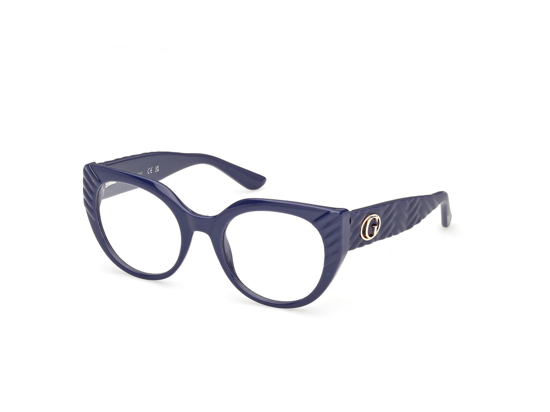 Lunettes de vue guess gu50306 090 azul cat eye femenino taille 51mm - Vue principale