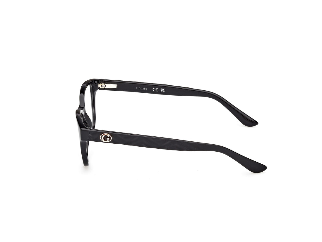 Lunettes de vue guess gu50307 001 negro rectangular femenino taille 50mm - Vue détaillée