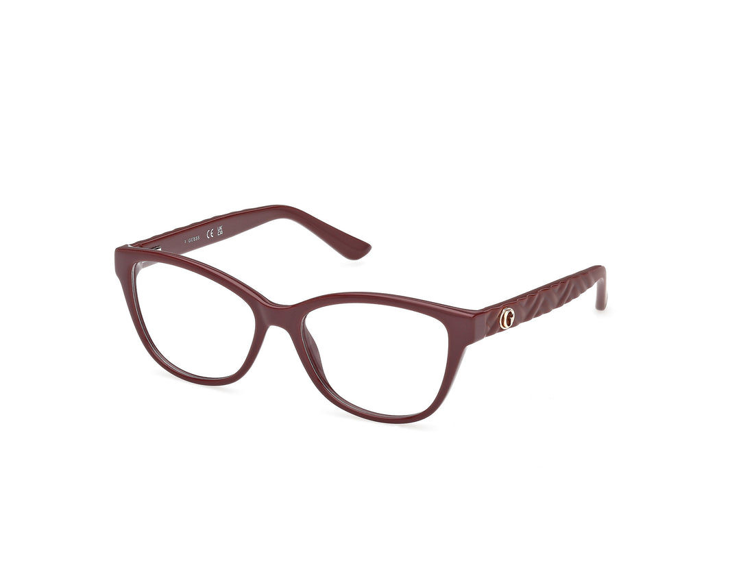 Briller guess gu50307 069 burdeos rectangular femenino størrelse 55mm - Hovedvisning