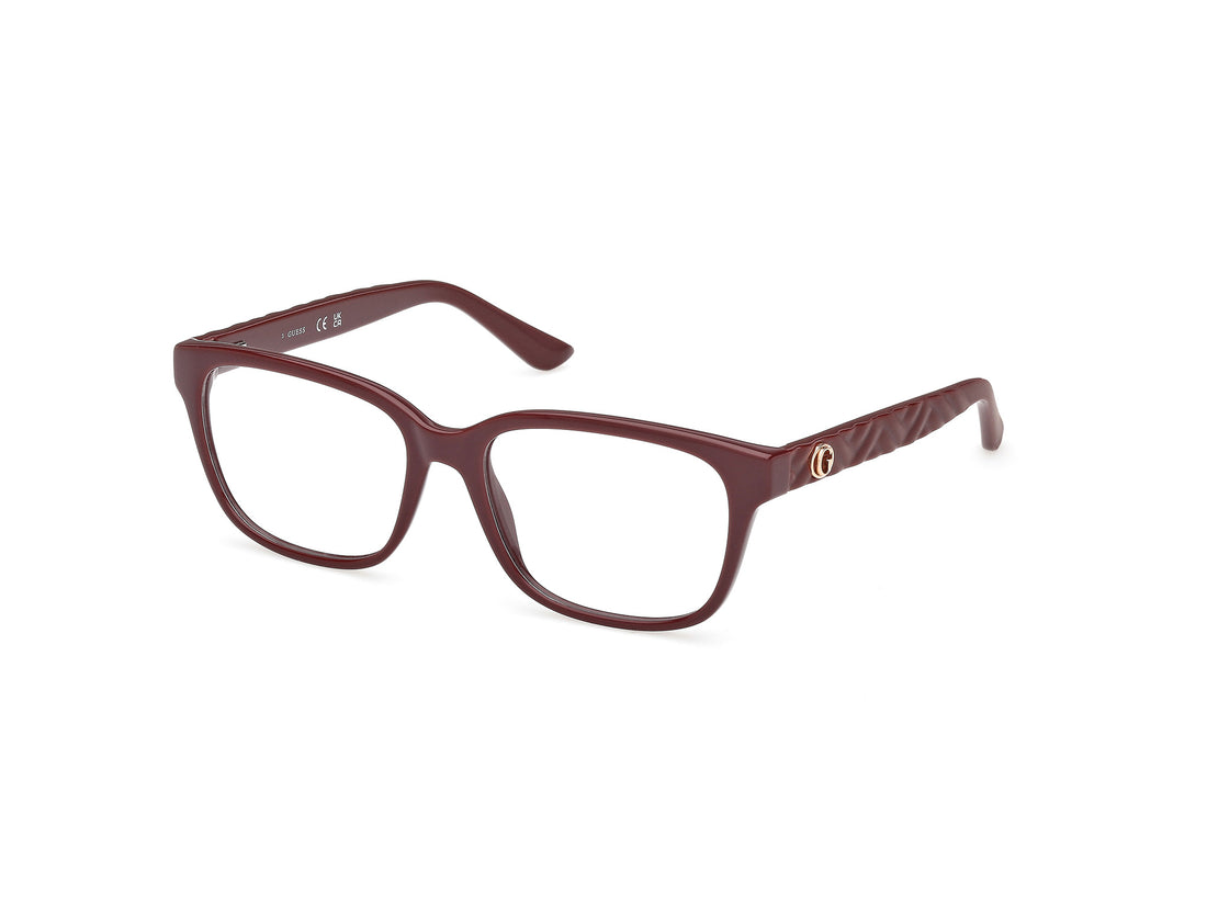 Lunettes de vue guess gu50308 069 burdeos rectangular femenino taille 55mm - Vue principale