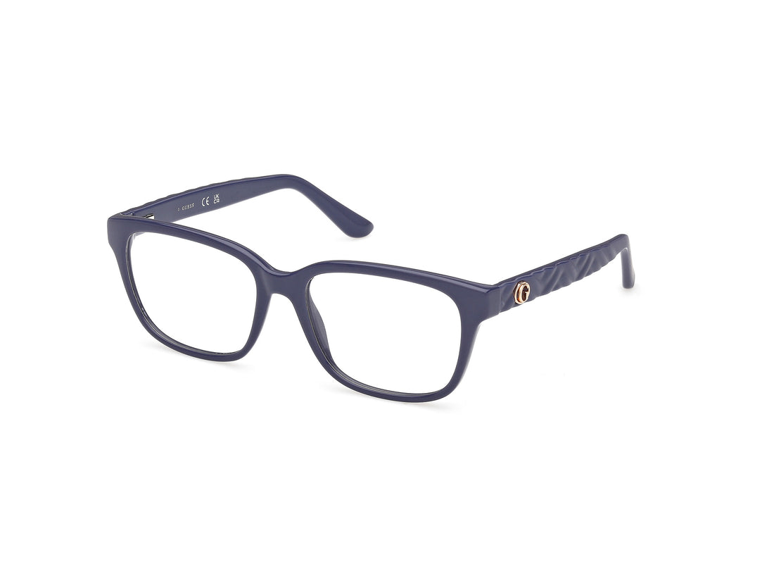 Lunettes de vue guess gu50308 090 azul rectangular femenino taille 53mm - Vue principale