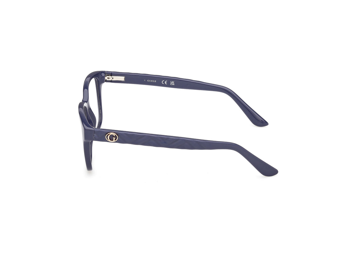 Lunettes de vue guess gu50308 090 azul rectangular femenino taille 53mm - Vue détaillée