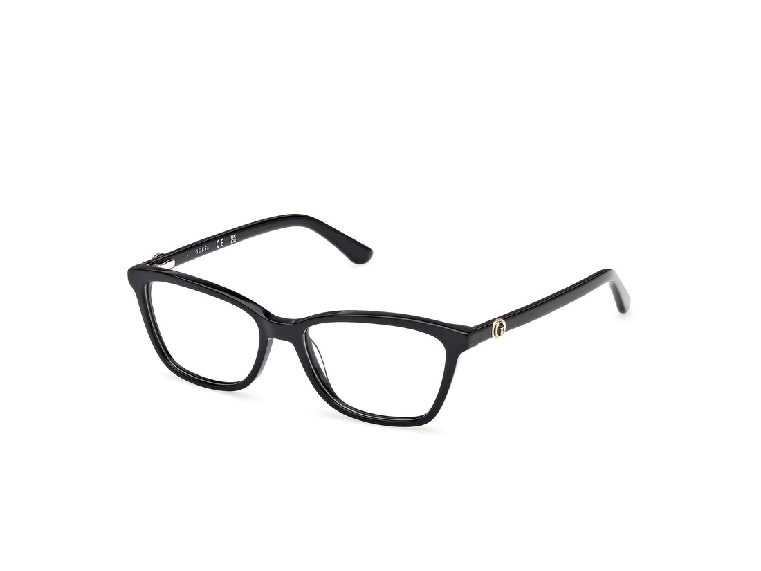 Lunettes de vue guess gu50310 001 negro rectangular femenino taille 52mm - Vue principale