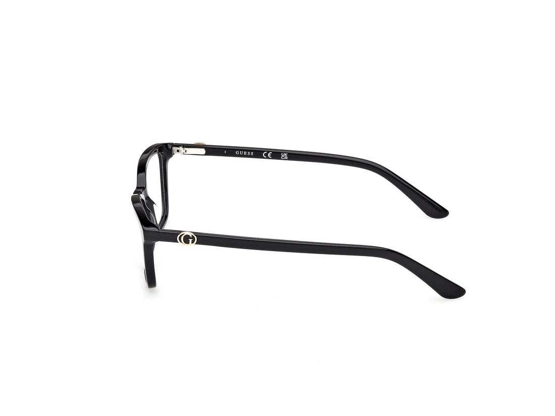 Lunettes de vue guess gu50310 001 negro rectangular femenino taille 50mm - Vue détaillée