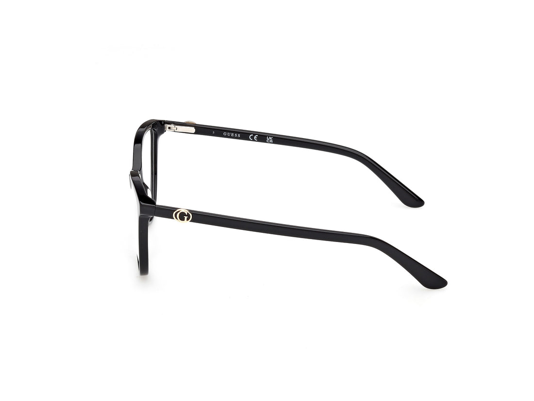 Lunettes de vue guess gu50311 001 negro cat eye femenino taille 53mm - Vue détaillée