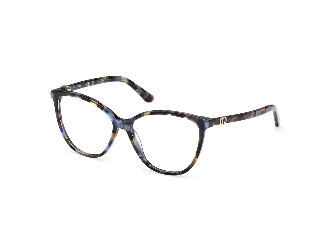 Lunettes de vue guess gu50311 092 azul cat eye femenino taille 55mm - Vue principale