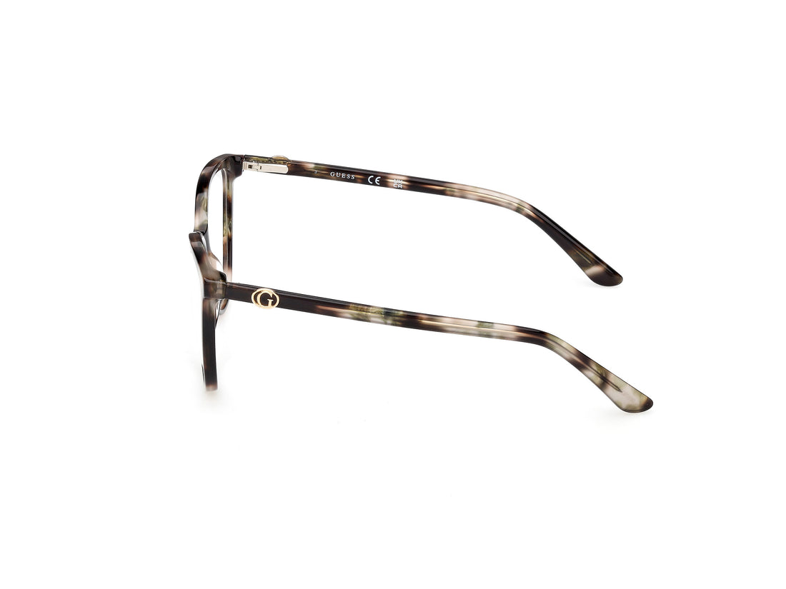 Lunettes de vue guess gu50311 098 verde cat eye femenino taille 55mm - Vue détaillée