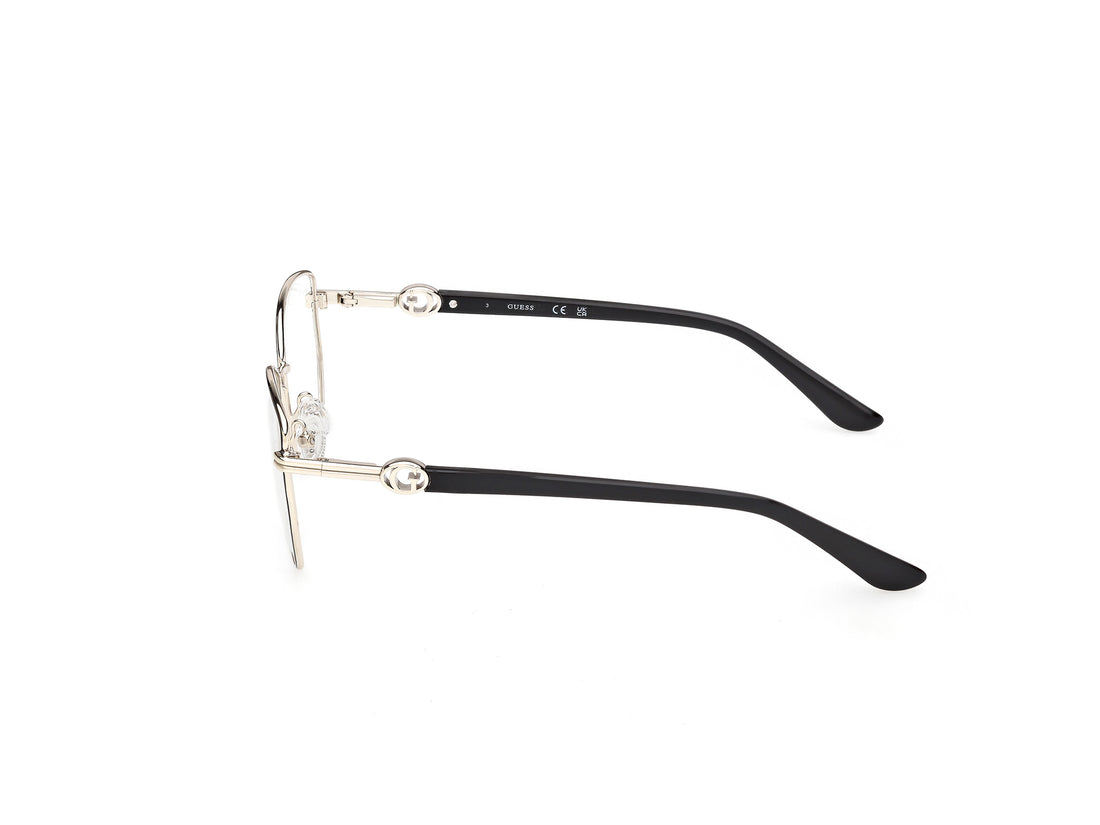 Lunettes de vue guess gu50312 001 negro geometric femenino taille 54mm - Vue détaillée