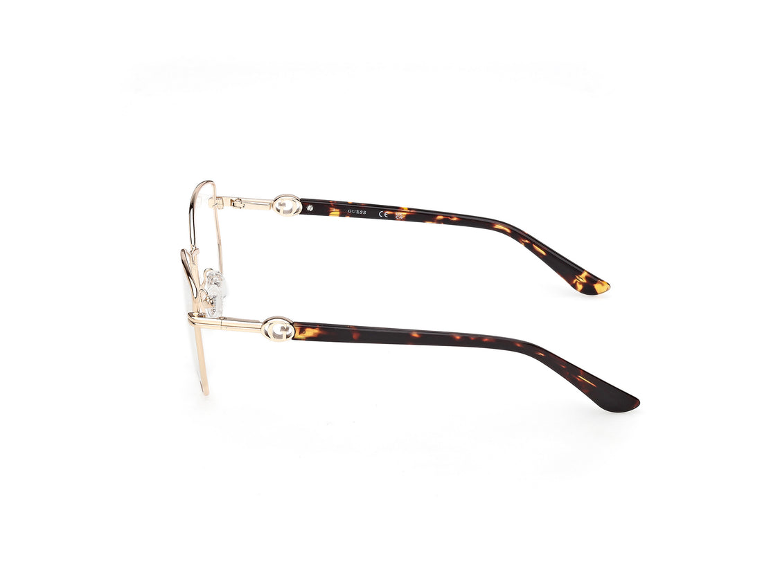 Lunettes de vue guess gu50312 032 dorado geometric femenino taille 52mm - Vue détaillée