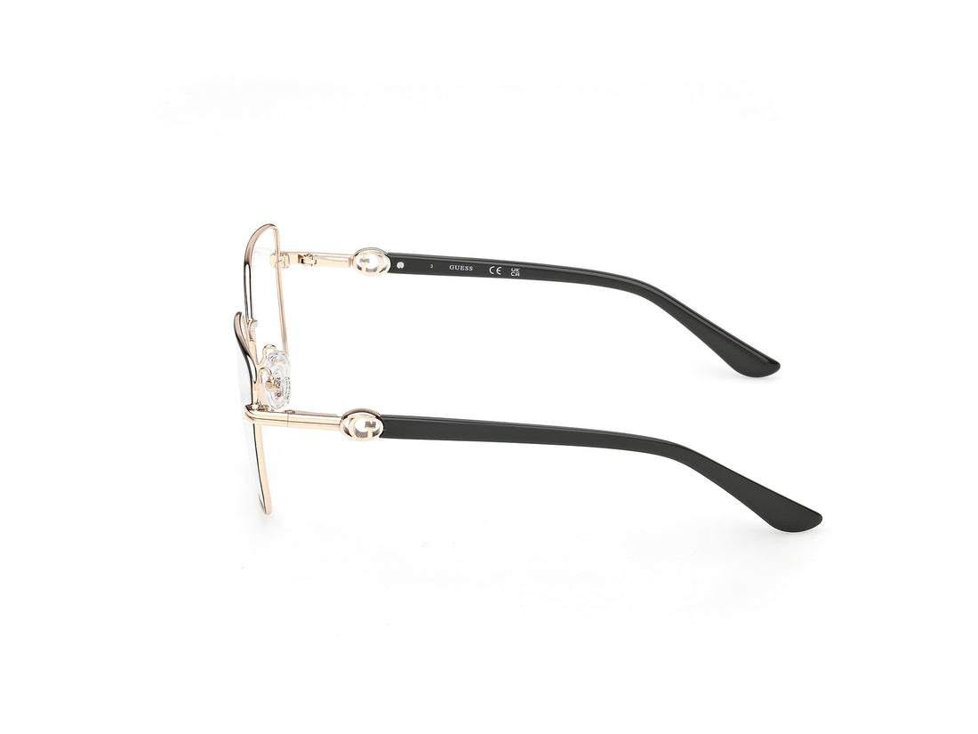 Lunettes de vue guess gu50313 096 verde square femenino taille 55mm - Vue détaillée