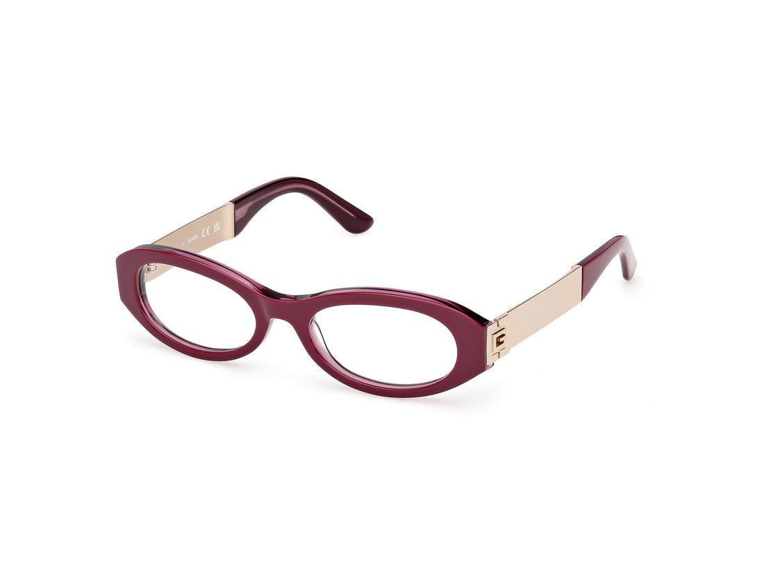 Lunettes de vue guess gu50315 081 violeta oval femenino taille 52mm - Vue principale