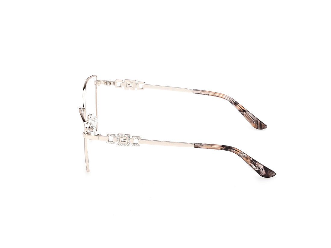 Lunettes de vue guess gu50316 057 beige cat eye femenino taille 55mm - Vue détaillée