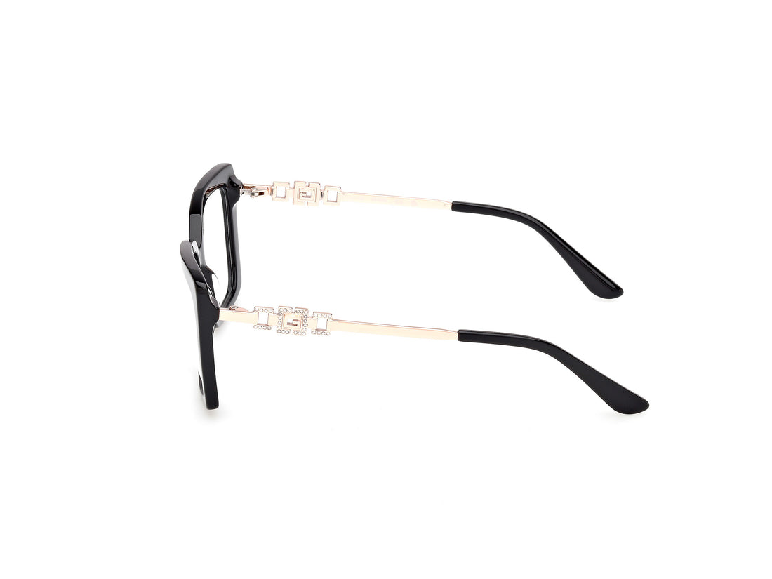 Lunettes de vue guess gu50318 001 negro rectangular femenino taille 54mm - Vue détaillée