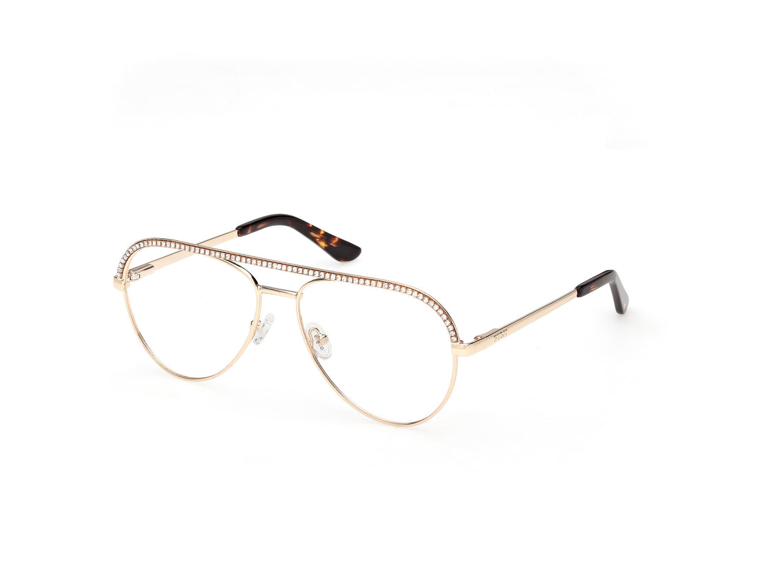 Lunettes de vue guess gu50321 032 dorado pilot femenino taille 56mm - Vue principale