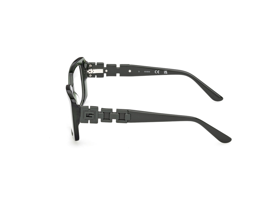 Lunettes de vue guess gu50322 096 verde rectangular femenino taille 51mm - Vue détaillée