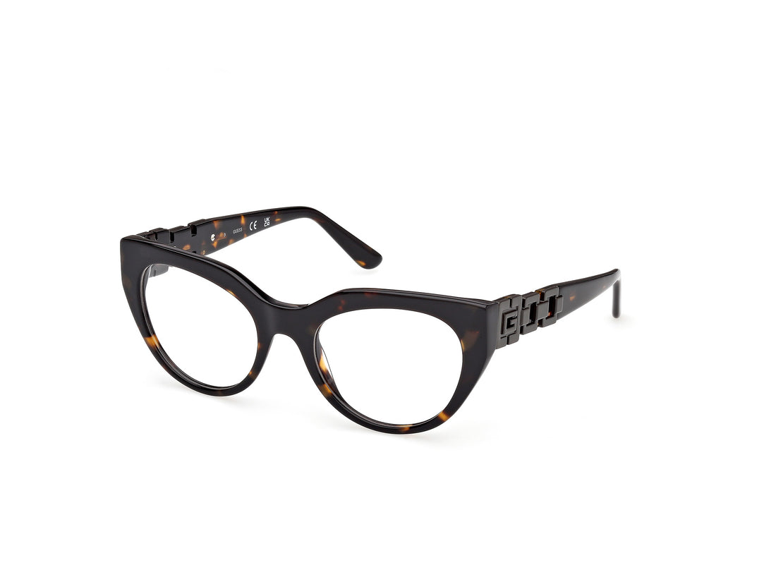 Lunettes de vue guess gu50323 052 havana cat eye femenino taille 51mm - Vue principale