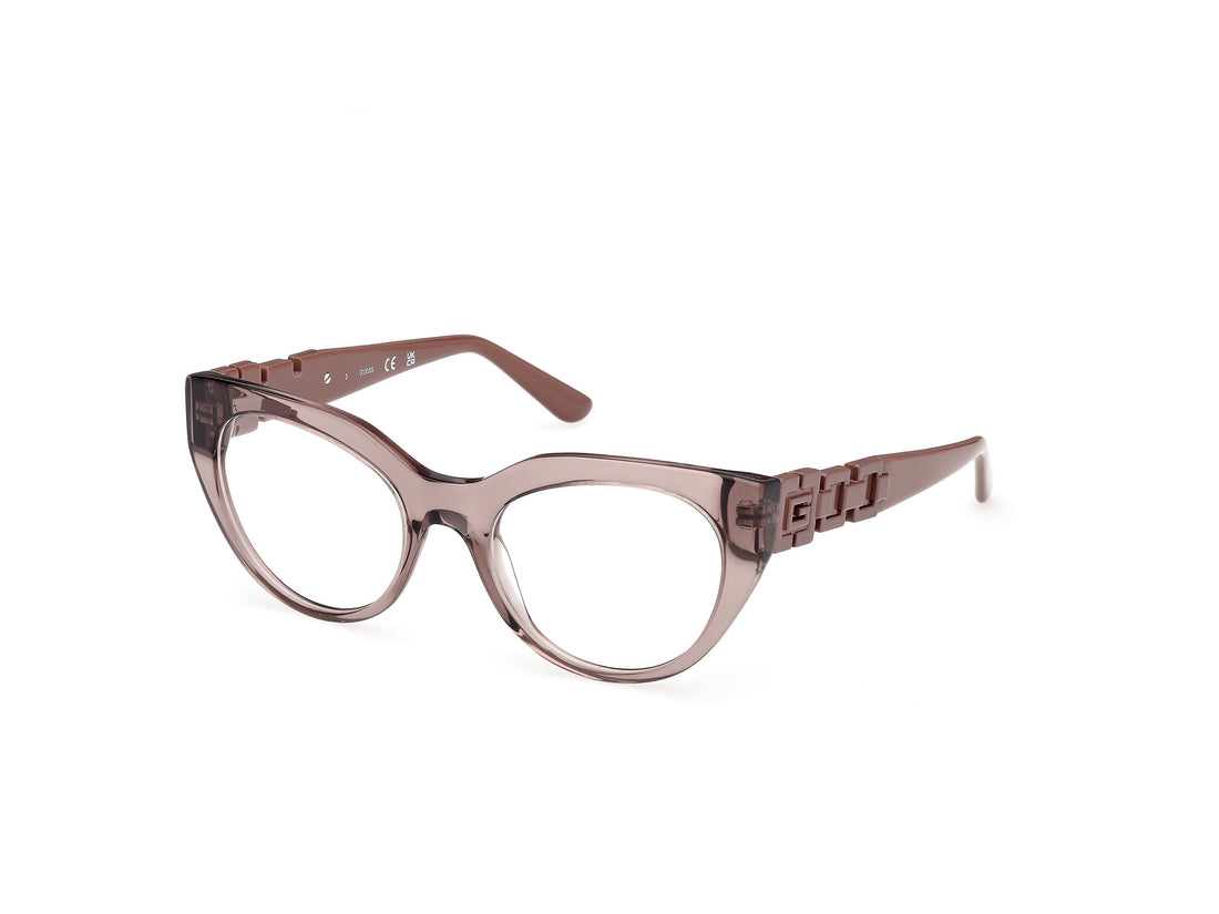 Lunettes de vue guess gu50323 059 beige cat eye femenino taille 51mm - Vue principale