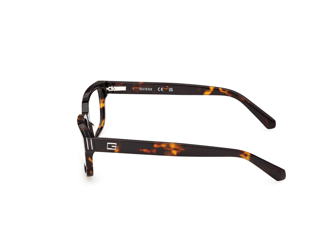 Óculos graduados guess gu50329 052 havana rectangular masculino tamanho 56mm - Vista de detalhe