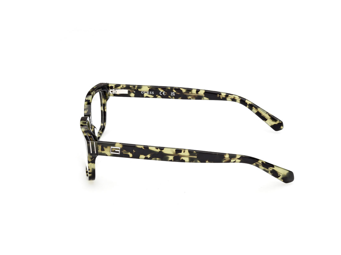 Óculos graduados guess gu50329 098 verde rectangular masculino tamanho 56mm - Vista de detalhe