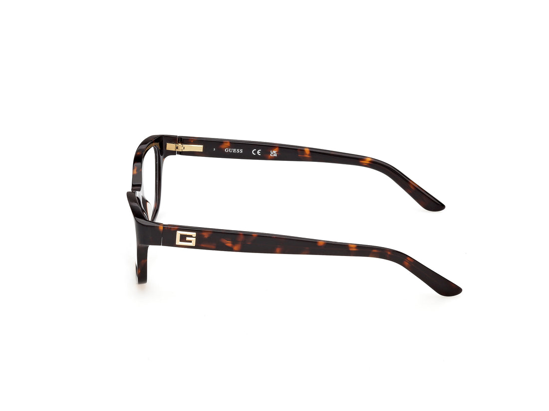 Occhiali da vista guess gu50353 052 havana rectangular femenino taglia 53mm - Vista dettagliata