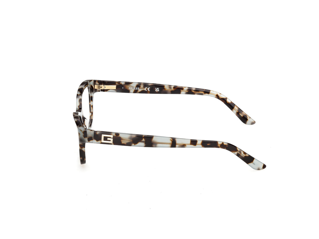 Occhiali da vista guess gu50353 086 azul rectangular femenino taglia 53mm - Vista dettagliata