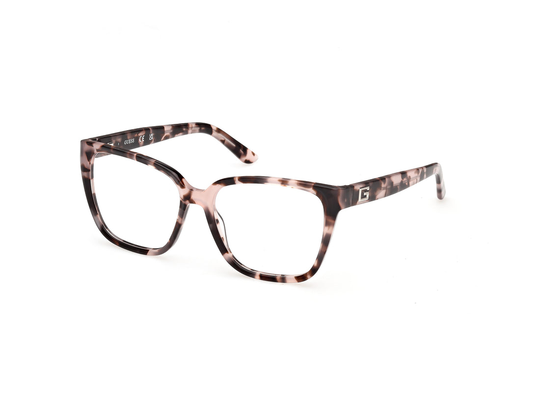 Brillen guess gu50354 074 rosa square femenino größe 55mm - Hauptansicht