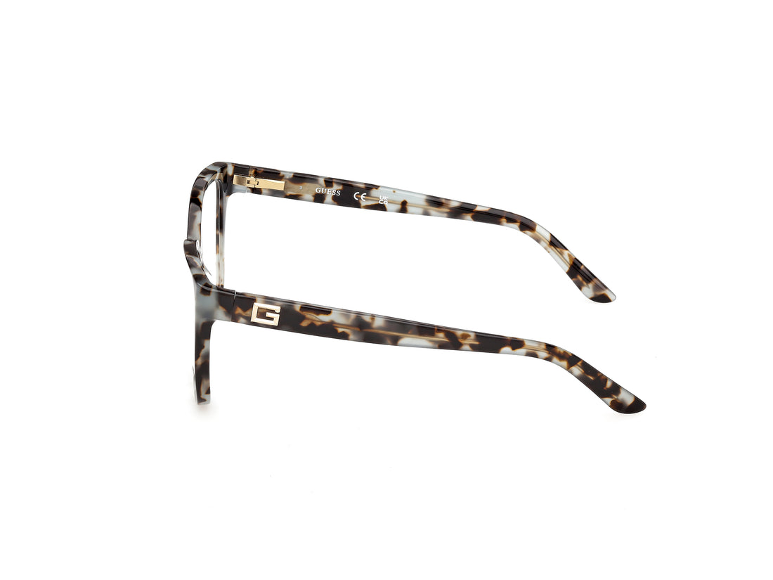 Occhiali da vista guess gu50354 086 azul square femenino taglia 55mm - Vista dettagliata