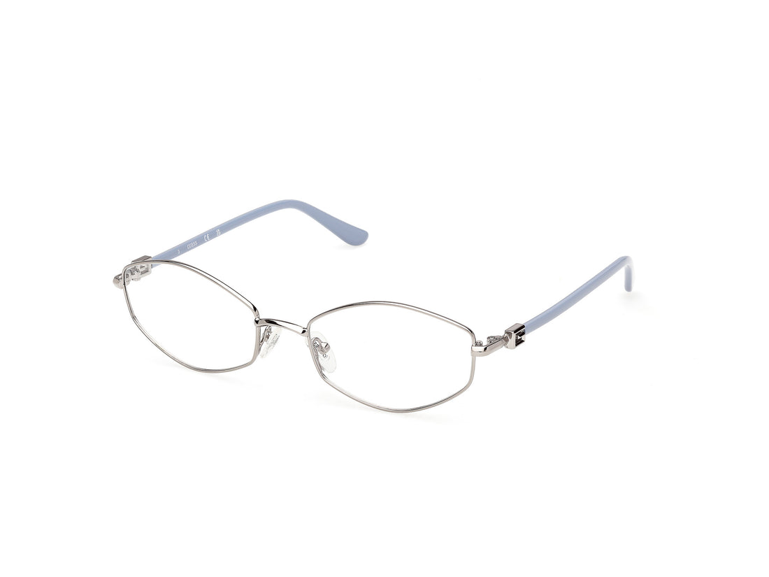 Occhiali da vista guess gu50355 008 plateado geometric femenino taglia 56mm - Vista principale
