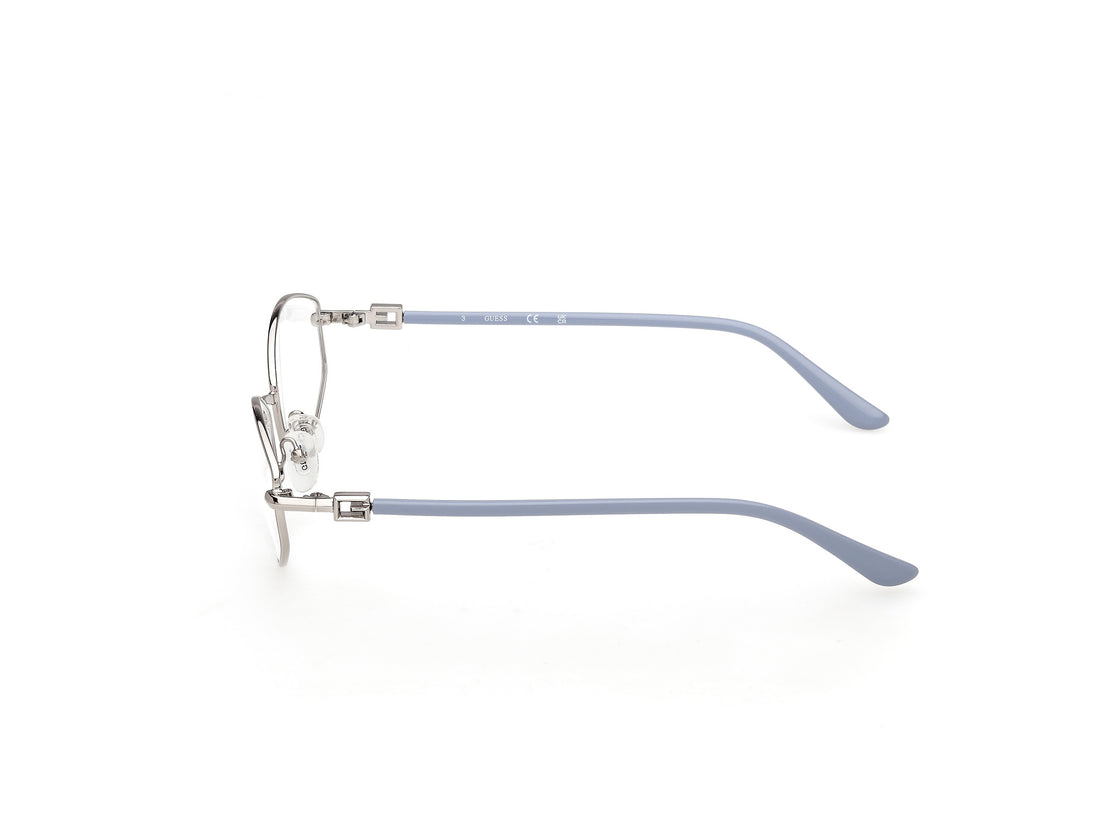 Brillen guess gu50355 008 plateado geometric femenino größe 56mm - Detailansicht