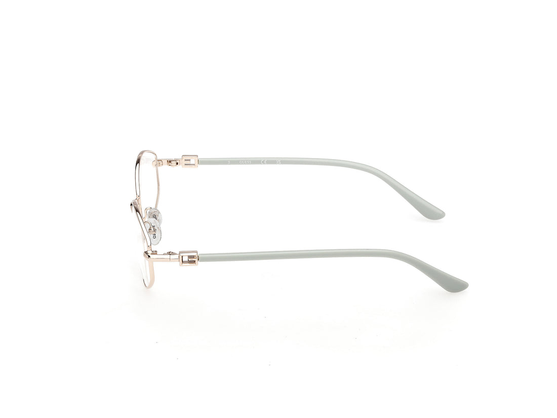 Occhiali da vista guess gu50355 033 dorado geometric femenino taglia 56mm - Vista dettagliata