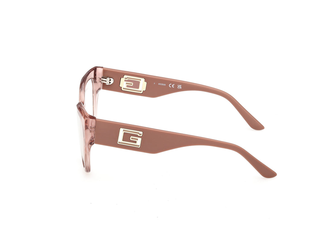 Occhiali da vista guess gu50356 072 rosa square femenino taglia 52mm - Vista dettagliata