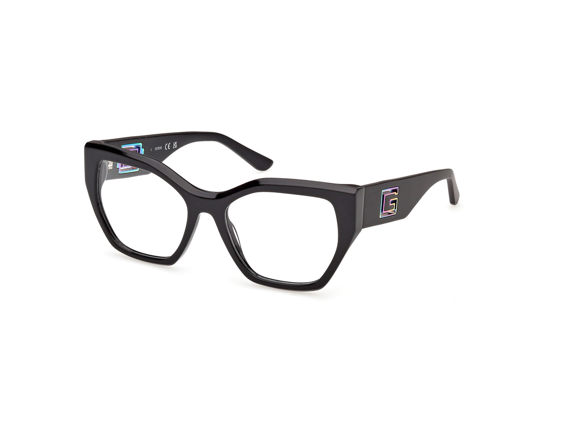 Occhiali da vista guess gu50357 001 negro geometric femenino taglia 53mm - Vista principale