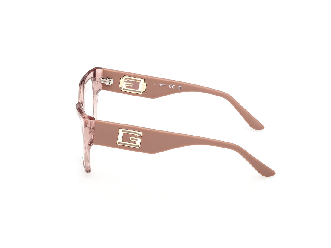 Occhiali da vista guess gu50357 072 rosa geometric femenino taglia 53mm - Vista dettagliata