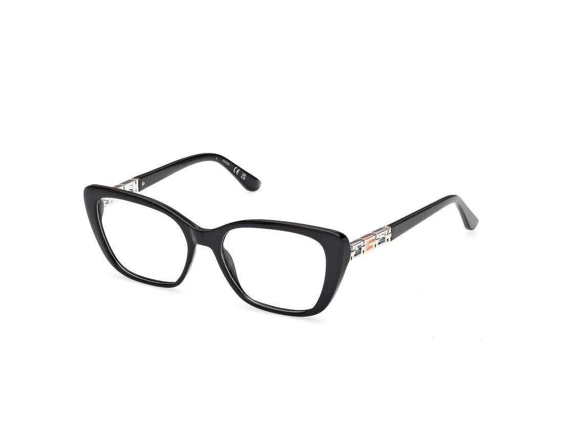 Occhiali da vista guess gu50358 001 negro rectangular femenino taglia 52mm - Vista principale