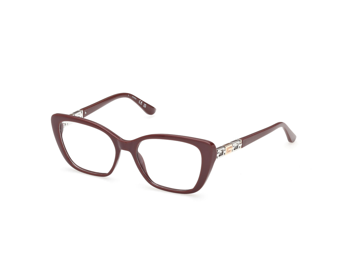 Occhiali da vista guess gu50358 069 burdeos rectangular femenino taglia 52mm - Vista principale