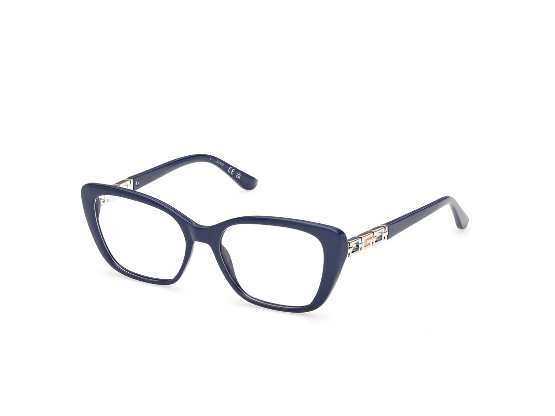 Occhiali da vista guess gu50358 090 azul rectangular femenino taglia 52mm - Vista principale